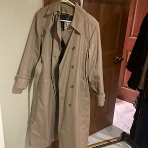 London dog trench coat